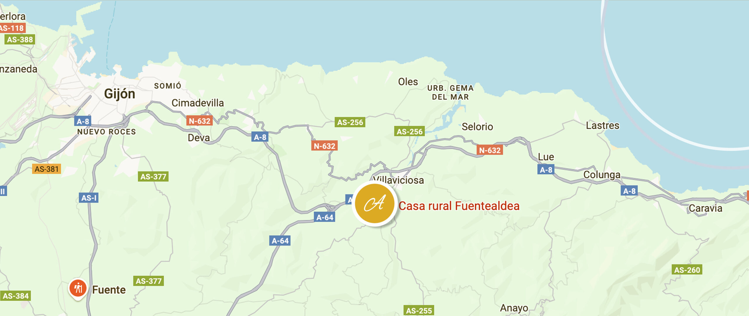 Alquiler de casa vacacional en Villaviciosa - Fuente Aldea